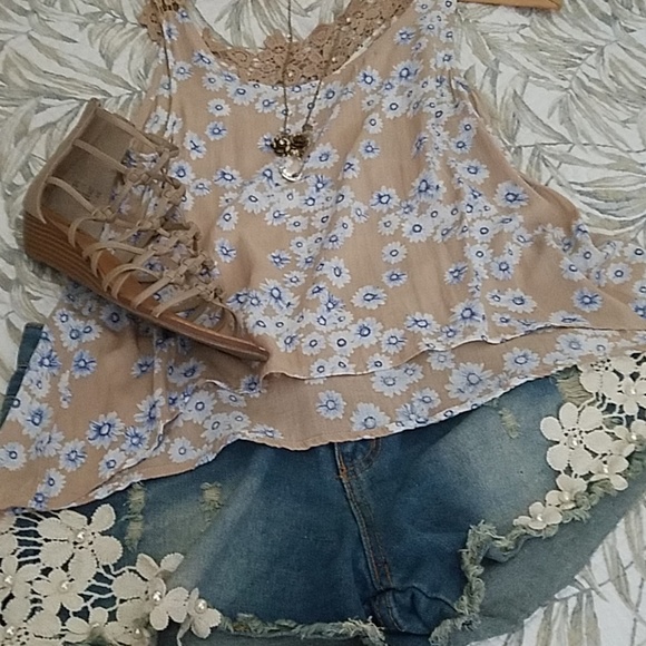 Miss Daisy Tops - MISS DAISY Crocheted Festival Top NWOTS!